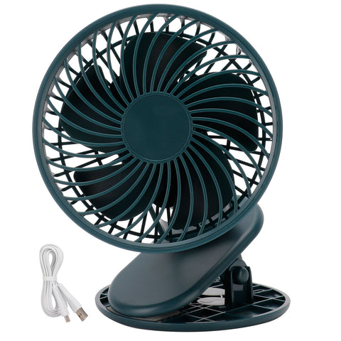 Portable Desk Fan 3 Speed Wind Mini Desktop Fan with Clip for Home Office and BedroomGreen In Australia - Darrahopens