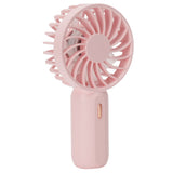 Portable Handheld Fan USB Rechargeable Enhanced Wind Small Fan for Travel Office StudyPink In Australia - Darrahopens
