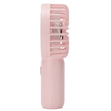 Portable Handheld Fan USB Rechargeable Enhanced Wind Small Fan for Travel Office StudyPink