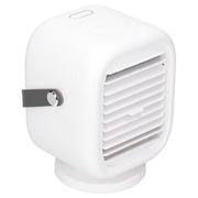 190ml Humidification Air Cooler USB Charging 120° Shaking Head Cooling Fan for Home OfficeWhite