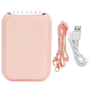 3in 1 Portable Mini Hanging Neck Fan USB Desktop Handheld Bladeless Fan for Home OutdoorPink In Australia - Darrahopens