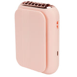 3in 1 Portable Mini Hanging Neck Fan USB Desktop Handheld Bladeless Fan for Home OutdoorPink In Australia - Darrahopens