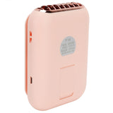 3in 1 Portable Mini Hanging Neck Fan USB Desktop Handheld Bladeless Fan for Home OutdoorPink