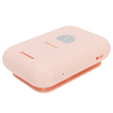 3in 1 Portable Mini Hanging Neck Fan USB Desktop Handheld Bladeless Fan for Home OutdoorPink In Australia - Darrahopens