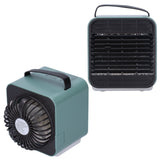2-in-1 Negative Ion Air Purifier Portable Air Cooler USB Cooling Fan with 3 Wind SpeedGreen In Australia - Darrahopens