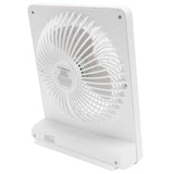 Portable Desktop Fan Mute Desktop USB Charging White Small Fan for Home Office Dormitory