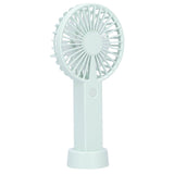 Green Parallel Wind Fan Mini USB Charging Mute Outdoor Handheld Fan with Base for Outdoor In Australia - Darrahopens