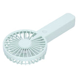 Green Parallel Wind Fan Mini USB Charging Mute Outdoor Handheld Fan with Base for Outdoor
