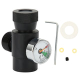CO2 Cylinder Refill Adapter Connector CGA320 // TR21-4 ASA 3000psi Pressure Gauge Black In Australia - Darrahopens