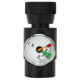 CO2 Cylinder Refill Adapter Connector CGA320 // TR21-4 ASA 3000psi Pressure Gauge Black In Australia - Darrahopens
