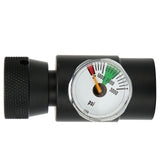 CO2 Cylinder Refill Adapter Connector CGA320 // TR21-4 ASA 3000psi Pressure Gauge Black In Australia - Darrahopens