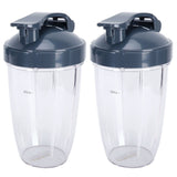 24OZ Transparent Blender Cup Container Lid Set Replacement Fit for 600W/900W Juicer In Australia - Darrahopens