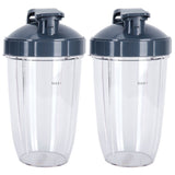 24OZ Transparent Blender Cup Container Lid Set Replacement Fit for 600W/900W Juicer In Australia - Darrahopens