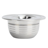 Coffee Capsule Kit with Spoon Brush Gaskets Reusable Coffee Filter Cup Fit for BIALETTI