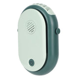 Electric Desktop Fan with 3 Speeds Portable Neck Hanging Aromatherapy Fan USB Charging(Green ) In Australia - Darrahopens