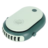 Electric Desktop Fan with 3 Speeds Portable Neck Hanging Aromatherapy Fan USB Charging(Green ) In Australia - Darrahopens