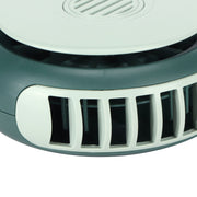 Electric Desktop Fan with 3 Speeds Portable Neck Hanging Aromatherapy Fan USB Charging(Green )