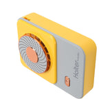 3‑Gear Adjustable Electric Fan Portable Handheld Hanging Neck Fan USB Charging for OutdoorsYellow In Australia - Darrahopens