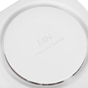 Mini Electric Fan Portable USB Charging Neck Hanging Bladeless Fan for Outdoor Sports TravelWhite