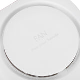 Mini Electric Fan Portable USB Charging Neck Hanging Bladeless Fan for Outdoor Sports TravelWhite