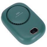 Mini Electric Fan Portable USB Charging Neck Hanging Bladeless Fan for Outdoor Sports TravelGreen In Australia - Darrahopens