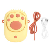 Yellow 3‑Gears Speed Wind Adjustable Electric Fan Cute USB Charging Fan for Bedroom In Australia - Darrahopens
