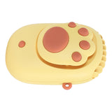 Yellow 3‑Gears Speed Wind Adjustable Electric Fan Cute USB Charging Fan for Bedroom