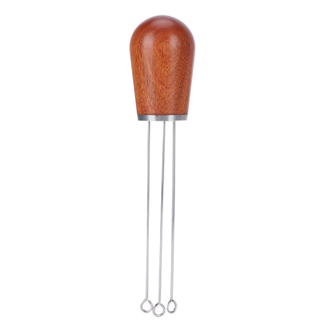 Stainless Steel Needle Type Coffee Powder Distributor Wood Handle Coffee Distribution Tool In Australia - Darrahopens