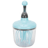 Cream Mixer Whisk Semi Automatic Manual Egg Milk Foam Frother Home Kitchen Accessory Green