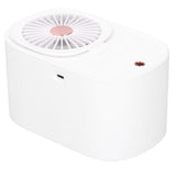 90 Degree Folding Electric Fan 2 in1 Portable Humidifying Electric Fan for Home OfficeWhite