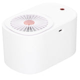 90 Degree Folding Electric Fan 2 in1 Portable Humidifying Electric Fan for Home OfficeWhite