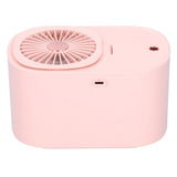 90 Degree Folding Electric Fan 2 in1 Portable Humidifying Electric Fan for Home OfficePink In Australia - Darrahopens