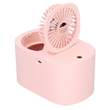 90 Degree Folding Electric Fan 2 in1 Portable Humidifying Electric Fan for Home OfficePink In Australia - Darrahopens