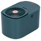 90 Degree Folding Electric Fan 2 in1 Portable Humidifying Electric Fan for Home OfficeDark Blue In Australia - Darrahopens