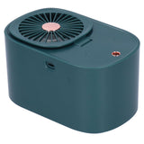 90 Degree Folding Electric Fan 2 in1 Portable Humidifying Electric Fan for Home OfficeDark Blue In Australia - Darrahopens