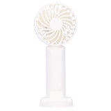3‑Gear Adjustable Fan Portable Handheld Mobile Phone Holder Electric Fan for DormitoryWhite