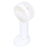 3‑Gear Adjustable Fan Portable Handheld Mobile Phone Holder Electric Fan for DormitoryWhite