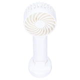 3‑Gear Adjustable Fan Portable Handheld Mobile Phone Holder Electric Fan for DormitoryWhite