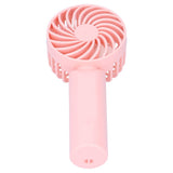 3‑Gear Adjustable Fan Portable Handheld Mobile Phone Holder Electric Fan for DormitoryPink
