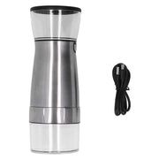 Stainless Steel Electric Grinder USB Charging Automatic Pepper Coffee Bean Crusher for Home Use In Australia - Darrahopens