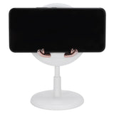 Cute Mobile Phone Holder Folding Mobile Phone Desktop Bracket for Live BroadcastWhite