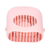 Hand-Held Mini Fan USB Charging Waist Hanging Fan for Home Office Traveling Pink
