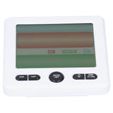 LCD Electronic Alarm Clock Temperature Humidity Monitoring Alarm for Indoor Home UseWhite In Australia - Darrahopens
