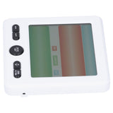 LCD Electronic Alarm Clock Temperature Humidity Monitoring Alarm for Indoor Home UseWhite