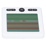 LCD Electronic Alarm Clock Temperature Humidity Monitoring Alarm for Indoor Home UseWhite In Australia - Darrahopens