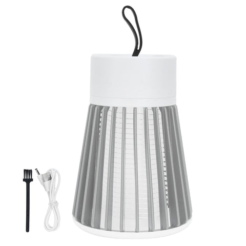 Mosquito Killer Light Handheld Electronic Ultraviolet Mosquito Killer for Home Outdoor UseGray White In Australia - Darrahopens