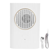 Desktop Hanging Neck Handheld Fan USB Charging Portable Mini Fan for Office BedroomWhite In Australia - Darrahopens
