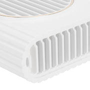 Desktop Hanging Neck Handheld Fan USB Charging Portable Mini Fan for Office BedroomWhite