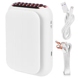 USB Charging Silent Neck Fan Portable Handheld Electric Fan for Outdoor Desktop HomeWhite In Australia - Darrahopens