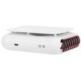 USB Charging Silent Neck Fan Portable Handheld Electric Fan for Outdoor Desktop HomeWhite In Australia - Darrahopens